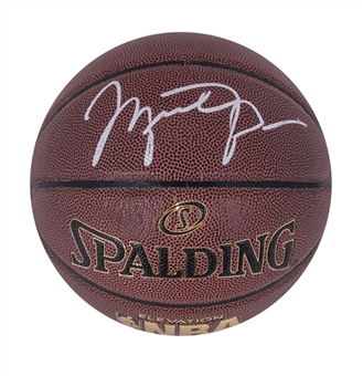 Michael Jordan Signed Spalding Basketball (PSA/DNA MINT 9)